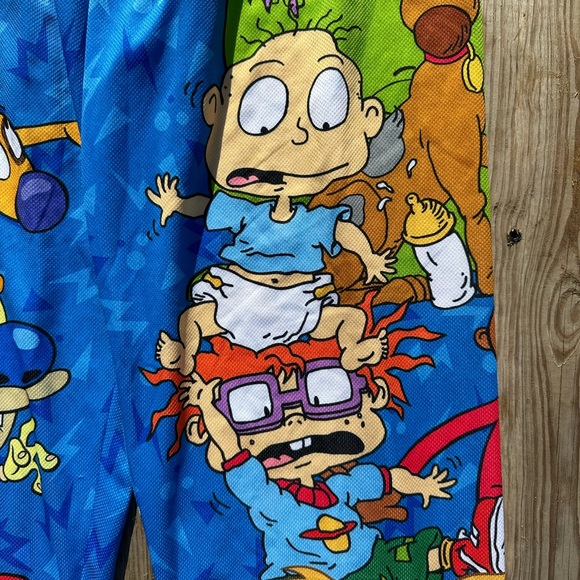 Nickleodeon Mens Sleep Lounge Pants L 36-38 90's classic Nickelodeon characters - Picture 9 of 12